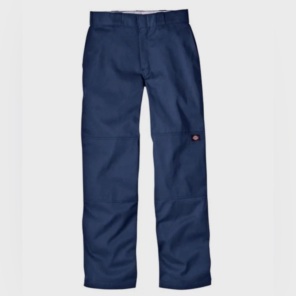 Dark Navy Men's Dickies Loose Fit Double Knee Work Pants